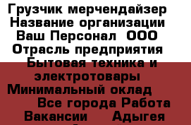 Грузчик-мерчендайзер › Название организации ­ Ваш Персонал, ООО › Отрасль предприятия ­ Бытовая техника и электротовары › Минимальный оклад ­ 18 000 - Все города Работа » Вакансии   . Адыгея респ.,Адыгейск г.